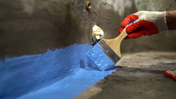 Large-scale Interior Drainage System work completed in Saugatuck, MI by SJ Waterproofing Pros